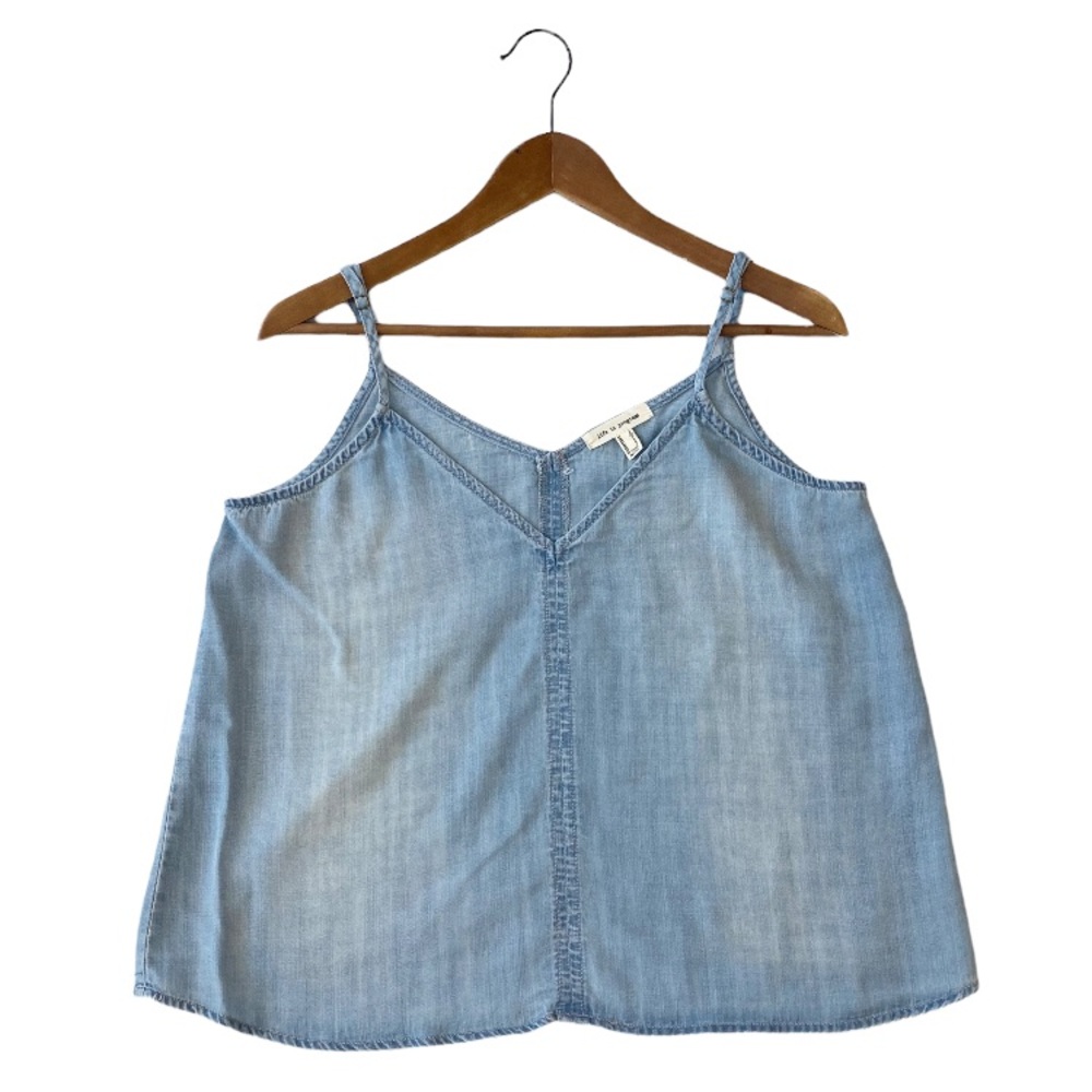 Life In Progress Denim Tank